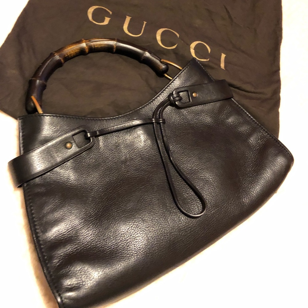 Black Gucci bag